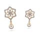 Enticing Floral Diamond Earring