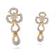 Enchanting Floral Diamond Earring