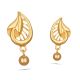 Gold Floral Earring