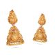 Antique Gold Peocock Jhumka Earring