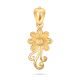 Elegant Floral Gold Pendant