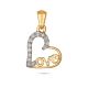 Heart Design Diamond Pendant