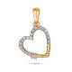 Heart Design Diamond Pendant