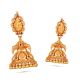 Traditional Gold Lakshmi Jhumkas Earring