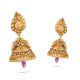 Peacock Gold Jhumkas Earring