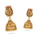 Gold Temple Jhumkas Earring