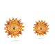 Gold Flower Earring