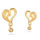 Enduring Heart Gold Drop Earring