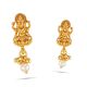 Pearl drop Lakshmi earring