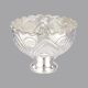 Lotus design silver bowl