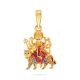 Gold Durga Pendant