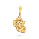 Lord Ganesh Gold Pendant